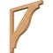Ekena Millwork Funston Block Smooth Bracket, Western Red Cedar, 3 1/2"W x 44"D x 48"H BKT04X44X48FST05SWR - alternate 1